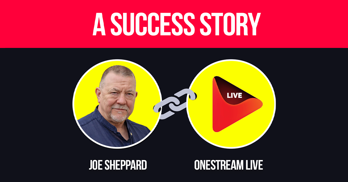 Joe Sheppard x OneStream Live - A Success Story