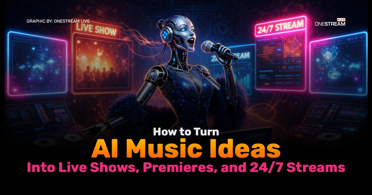 Best AI Song Generator: Turn Music Ideas into 24/7 Live Shows