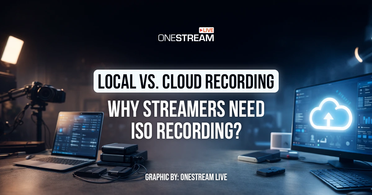 ISO Recording vs Cloud: What Streamers Must Know