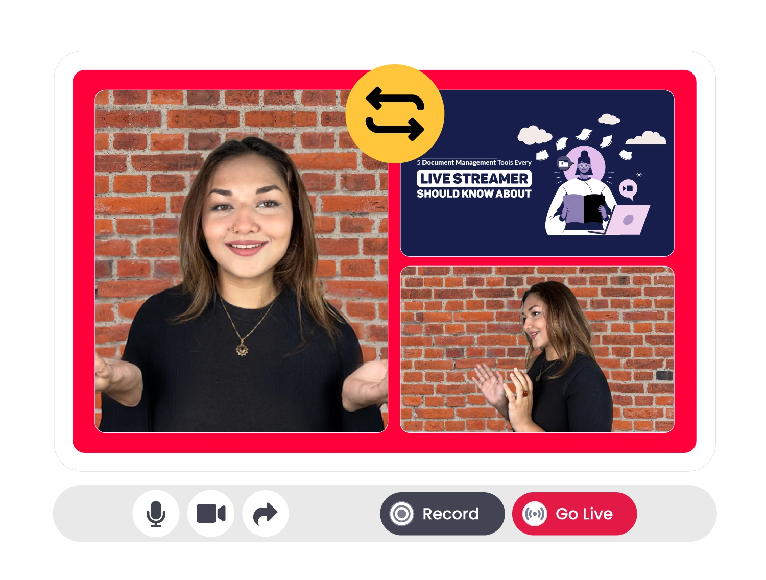 multi camera live streaming equipment