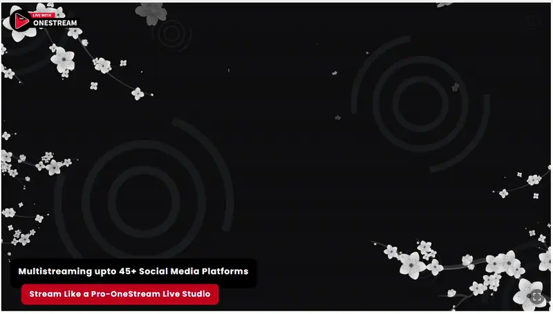 Spring Flowers Stream overlays